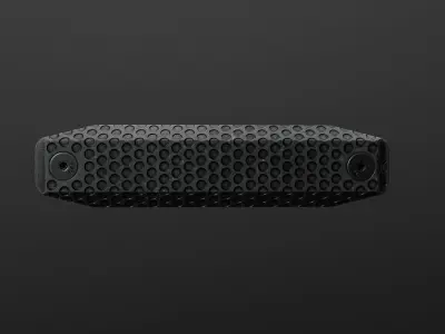 Railscales XOS MLOK Grip Panels Low-poly 3D model