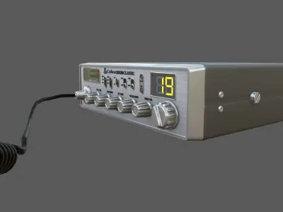 Cobra CB Radio Free 3D model