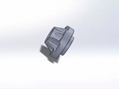 Bush of machine fixture unit 3d solid works model 3D model