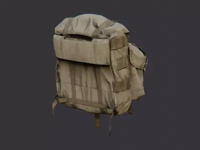 Pararescue Backpack Large Prop for Tactical Scenes Low-poly 3D model