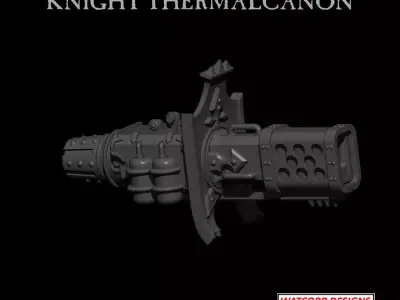 Knight Thermal Cannon 3D print model