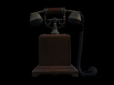 Vintage Phone 3D model
