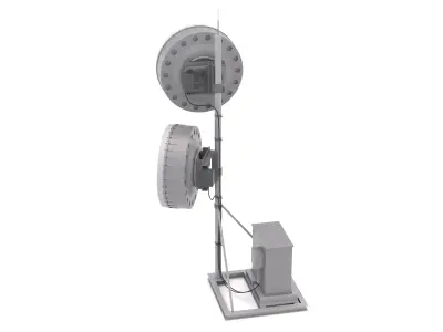 Mobile Antenna v1 3D model