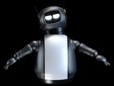 Cute Robot 3D model