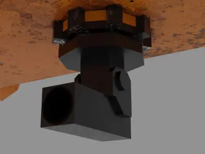 hi this is a model of a spaceship Low-poly 3D model
