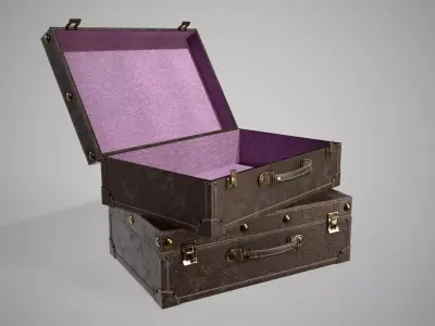 Storage Case PBR Low-poly 3D model