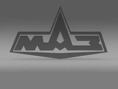 Maz Logo  3D model