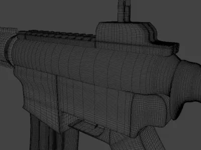 M4A4 weapon 3D model