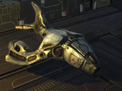 Heavy Sci-Fi Bomber 3D model
