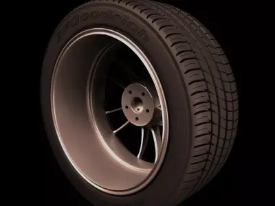 BFGoodrich Car Tire 3D model