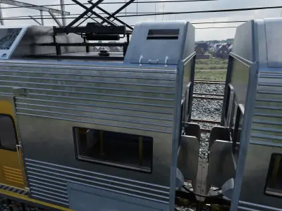 Sydney Trains K-Set 3D Model 3D model