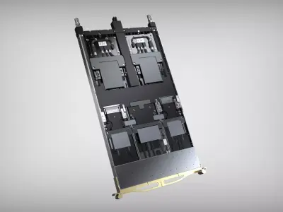 NVIDIA Vera Rubin NVL72 Compute Tray 3D Model 3D model