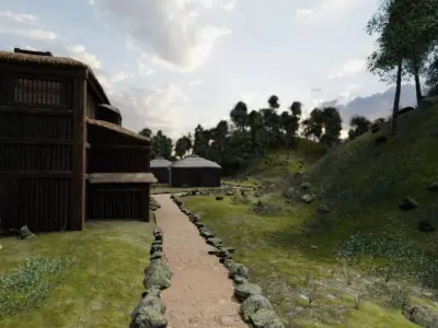 Mountain Village 3D model by kshitiz1542