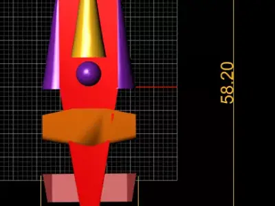 Cute 3D Car Toy   3D Printable 3D print model