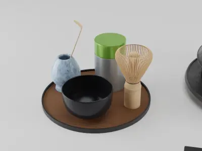 Japanese tea 3D model
