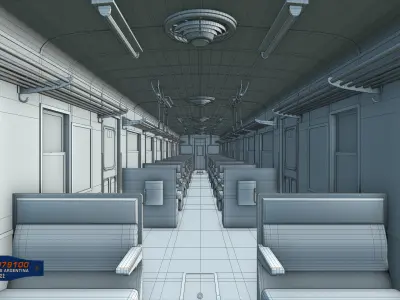JNR KIHA SERIES 20 Low-poly 3D model