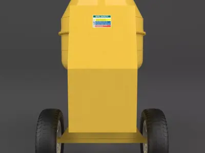 Concrete mixer 1 3D model