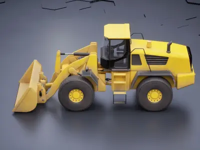 Wheel Loader 3D model