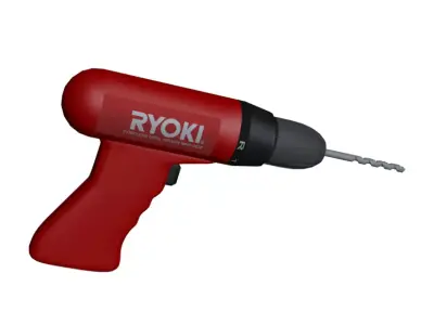 Drill ryoki cordless 3D model