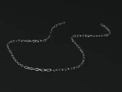 Chain Low-poly 3D model by CebiGameStudio3D