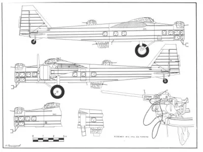 Bloch MB 200 3D model