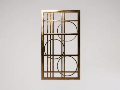 Bronze Wall Decoration Free low-poly 3D model