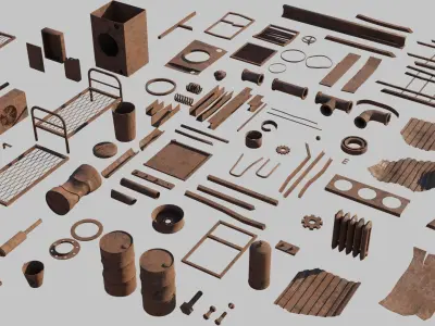 Metal Scrap 3D model