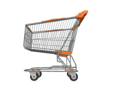 Shopping cart 2 3D model