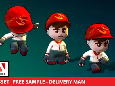 VIASS Free Character Pack Free low-poly 3D model