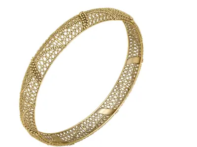 ANTIQUE STYLISH GOLD RING 3D PRINTABLE MODEL 3D print model