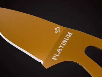 Knife 1 F Low-poly 3D model