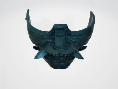 Samurai mask 1 3D model