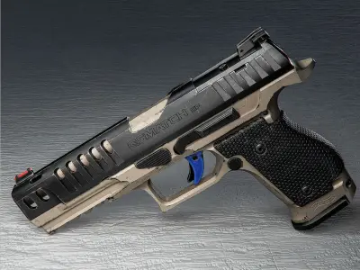 Q5match-pistol-GameReady Low-poly 3D model