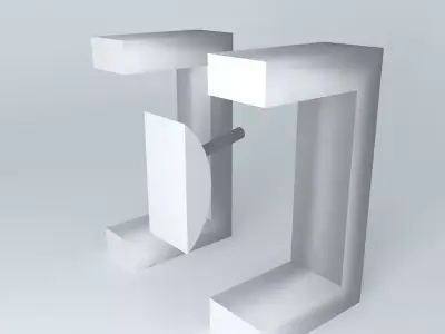 switch pair of squares Free 3D model