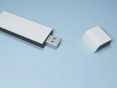 USB Flash Drive Free 3D model