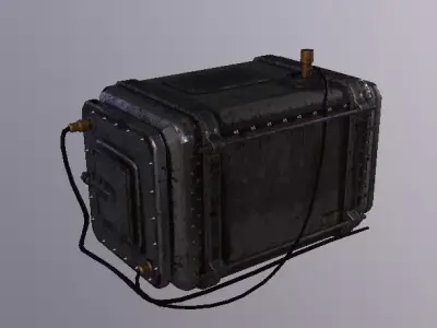 Boiling Machine Low-poly 3D model