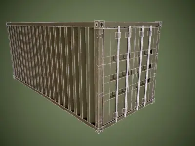 Small PBR Industrial Game Asset Pack Low-poly 3D model