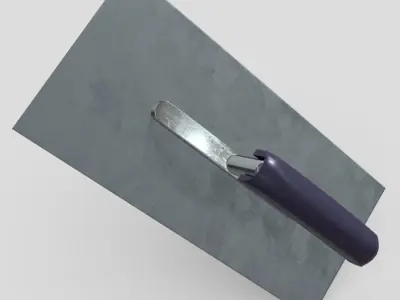 Smoothing Trowel Low-poly 3D model