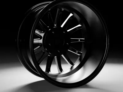 KN Forged Heritage Rim 17 8J ET48 vol2 3D model