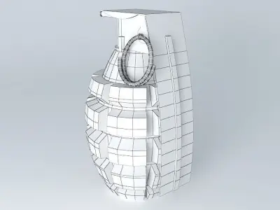 MKII Hand Grenade Free 3D model