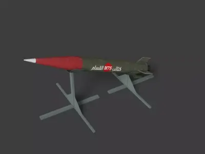 M75 Missile Low-poly 3D model