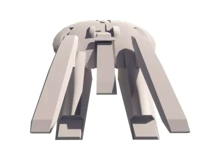 Spaceship-spacecraft-Ultra3 3D model