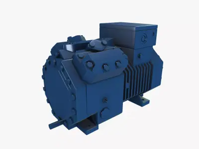 Motor Low-poly 3D model get