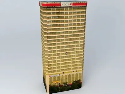 ADCB Bank Tower Free 3D model