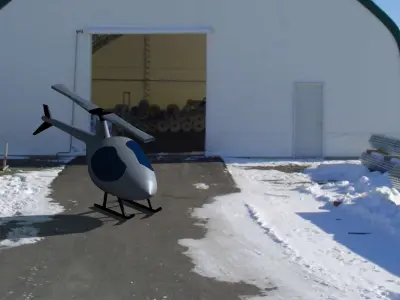 Helicopter NA 40 Bongo 3D model