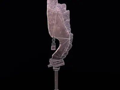 Stylize-Sword metal sword Low-poly 3D model