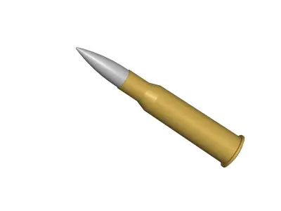 bullet 3D model 3