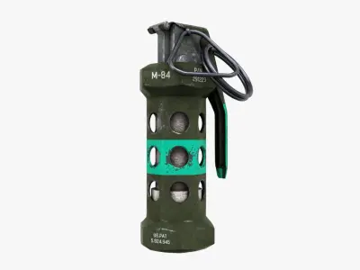 M84 Stun Grenade Low-poly 3D model order