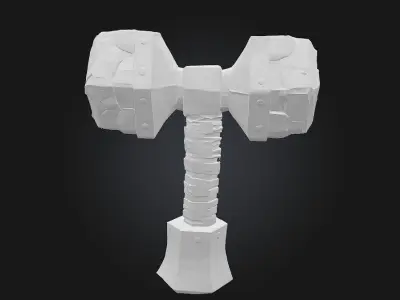 Mythic Battle Axe 3D model