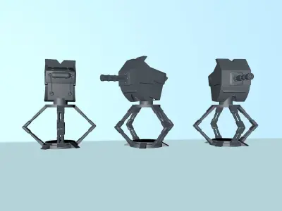 Tower defense 3D model